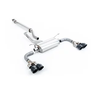 Cat-Back Milltek  63.5 Quad 100mm GT100B