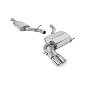 Cat-Back Milltek  69.85 Twin 76.2mm Jet pour AUDI A3 Sportback (8PA)  2.0 TFSI quattro 200cv