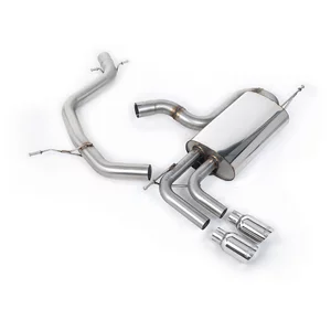 Cat-Back Milltek  69.85 Twin 80mm GT80