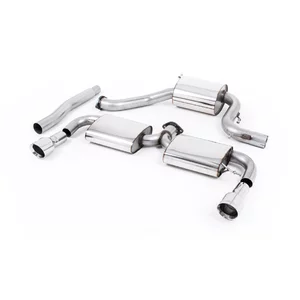 Cat-Back Milltek  3" Dual 100mm GT100 pour VW SCIROCCO III (137, 138)  2.0 R 280cv