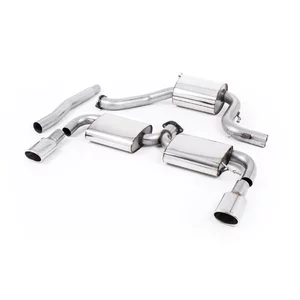 Cat-Back Milltek  3" Oval Jet Polished Tips