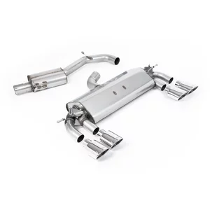 Cat-Back Milltek  3" pour VW GOLF VII (5G1, BQ1, BE1, BE2)  2.0 R 4motion 300cv