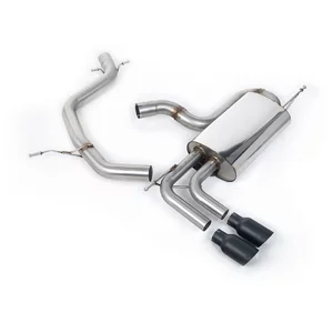 Cat-Back Milltek  69.85 Twin 80mm GT80 pour VW GOLF V (1K1)  2.0 GTI 230cv