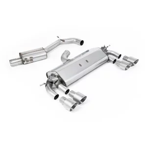 Cat-Back Milltek  3" Quad 100mm GT100