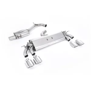 Cat-Back Milltek  3" pour VW GOLF VII (5G1, BQ1, BE1, BE2)  2.0 R 4motion 310cv