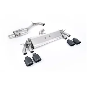 Cat-Back Milltek  3" pour VW GOLF VII (5G1, BQ1, BE1, BE2)  2.0 R 4motion 310cv