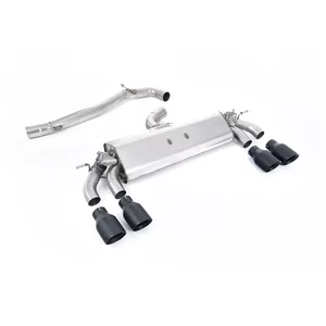 GPF-Back Milltek  3" Quad 100mm GT100 pour VW GOLF VII (5G1, BQ1, BE1, BE2)  2.0 R 4motion 300cv