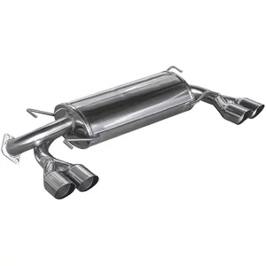 Endschalldämpfer Inoxcar  2x80mm Racing Angled für SUBARU IMPREZA Berline bicorps trois ou cinq portes (GR, GH, G3)  2.5 WRX STi AWD (GRF) 301ps