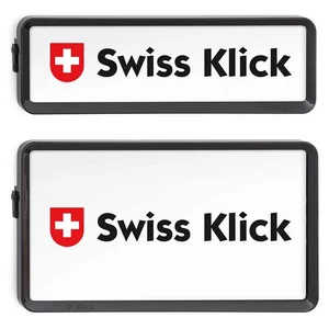 Cadres de Plaques Interchangeables SwissKlick Noir  (Plaques Carrées)