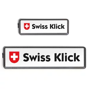 Cadres de Plaques Interchangeables SwissKlick Carbone (Plaques Long)