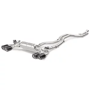 Cat-Back Akrapovic Evolution Line Sportauspuffanlage Carbon Tips für BMW 2 Coupé (F22, F87)  M2 370ps