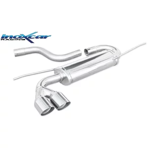Endschalldämpfer Inoxcar  2x80mm Racing Angled für VW GOLF VI (5K1)  1.4 TSI 122ps