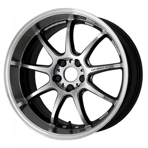<h2>Work Emotion D9R</h2>Glim Silver Diamond Cut Rim
