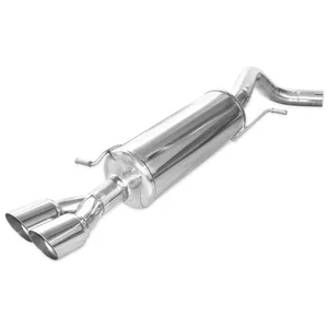 Endschalldämpfer Inoxcar  2x80mm  Racing Angled für VW POLO V (6R1, 6C1)  1.4 GTI 180ps