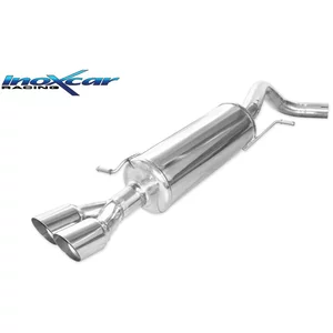Endschalldämpfer Inoxcar  2x80mm  Racing Angled für VW POLO V (6R1, 6C1)  2.0 R WRC 220ps