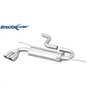 Endschalldämpfer Inoxcar  2x80mm  Racing Angled für VW SCIROCCO III (137, 138)  1.4 TSI 160ps