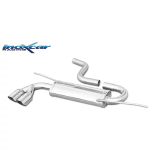 Endschalldämpfer Inoxcar  2x80mm  Racing Angled für VW SCIROCCO III (137, 138)  2.0 TFSI 200ps