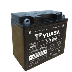 Batterie Yuasa YTB9  12V 9.5Ah  