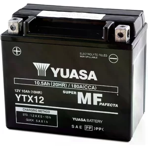 Batterie Yuasa YTX12  12V 10.5Ah  