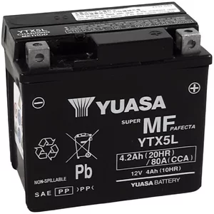Batterie Yuasa YTX5L  12V 4.2Ah  