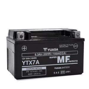 Batterie Yuasa YTX7A  12V 6.3Ah  