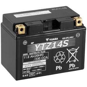 Batterie Yuasa YTZ14S  12V 11.8Ah  