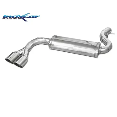 Endschalldämpfer Inoxcar  2x80mm Racing Angled