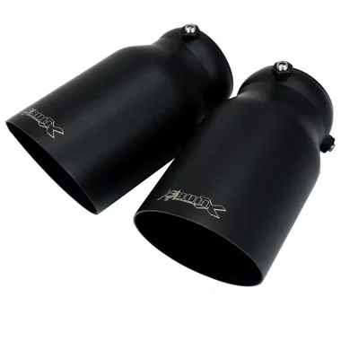 Endrohr Bull-X  2x90mm Schwarz
