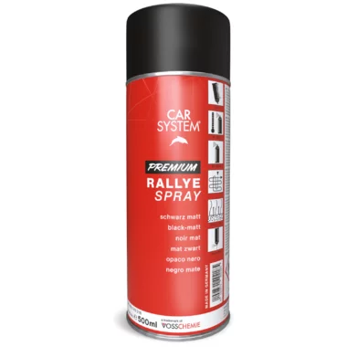 Peinture Car System Premium Rallye Spray Noir Mat 500ml