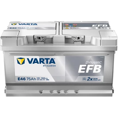 Autobatterie Varta E46 Dynamic  EFB 12V 75Ah  730A
