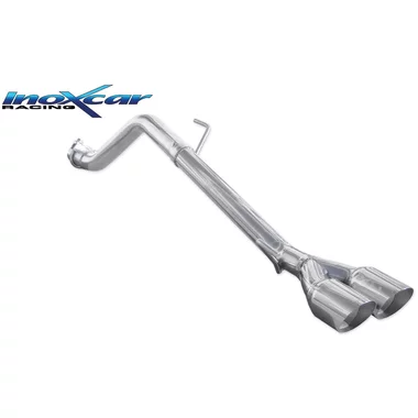 Endschalldämpfer-Ersatzrohr Inoxcar  2x80mm Racing Angled