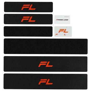 Fixation de Plaques Frameless (Set pour 2 Véhicules - Plaques Longues)