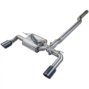 Cat-Back avec système de clapets Bull-X Ego-X 3.5" 102mm Carbon