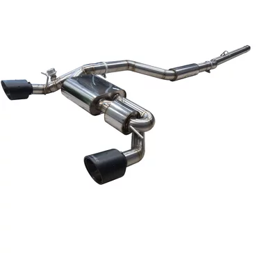 Cat-Back avec système de clapets Bull-X Ego-X 3" Carbon 114mm