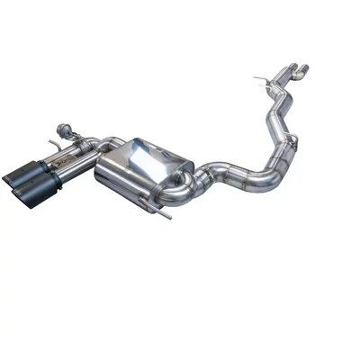 Cat-Back mit Klappensystem Bull-X Ego-X 3" 2x90mm Carbon