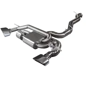Cat-Back avec système de clapets Bull-X Ego-X 3.5" Oval 170x110 Edelstahl