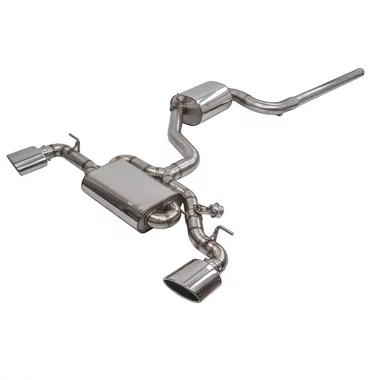 Cat-Back mit Klappensystem Bull-X Ego-X 3.5" 145x90