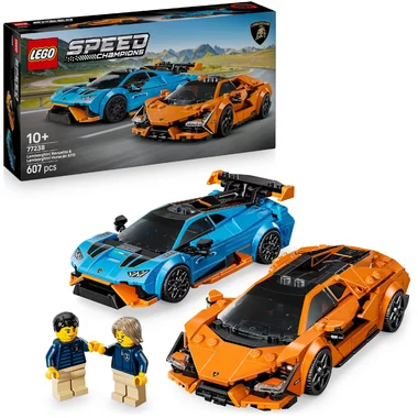 Lego Auto-Bauset Lamborghini Revuelto & Huracán STO