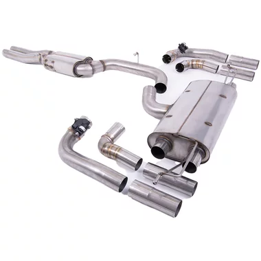 Catback Milltek Resonated 3.15" (Sorties d'origine)