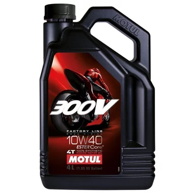 Huile Moto Motul 300V 10W40 Road Racing 4L