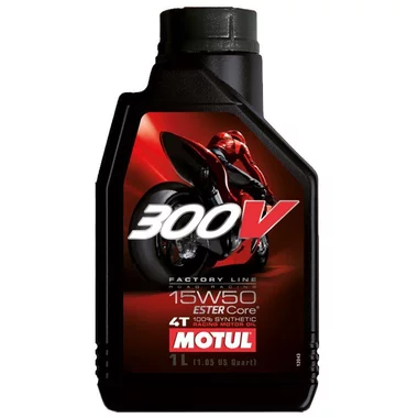 Huile Moto Motul 300V 15W50 Road Racing 1L