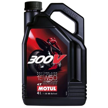 Huile Moto Motul 300V 15W50 Road Racing 4L