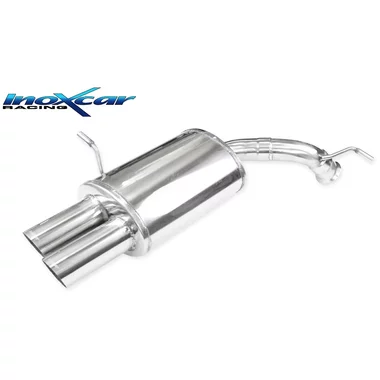 Endschalldämpfer Inoxcar  2x80mm Racing Angled