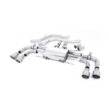 Cat-Back Milltek  2.75" Quad 100mm GT100