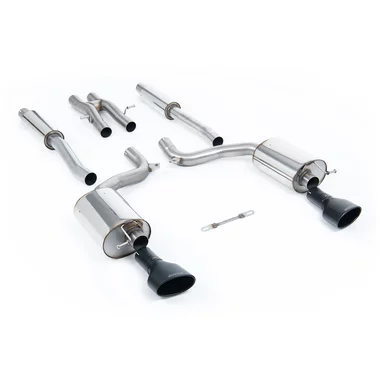 Cat-Back Milltek  2.75" Ceramic Coated Black Satin
