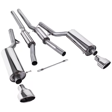 Cat-Back Milltek  2.75" 150 X 95mm Polished Oval