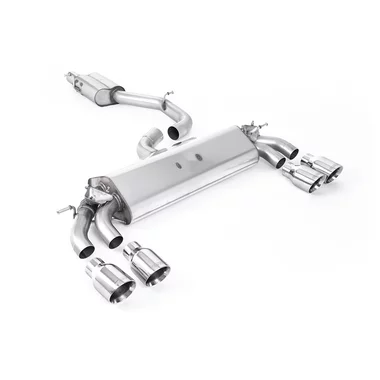 GPF-Back Milltek  3" Quad 100mm GT100