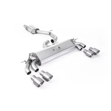 GPF-Back Milltek  3" Quad 100mm GT100