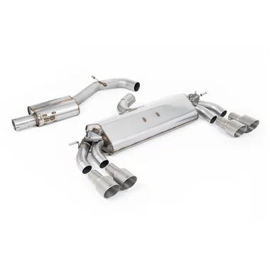 GPF-Back Milltek  3" Quad 100mm GT100