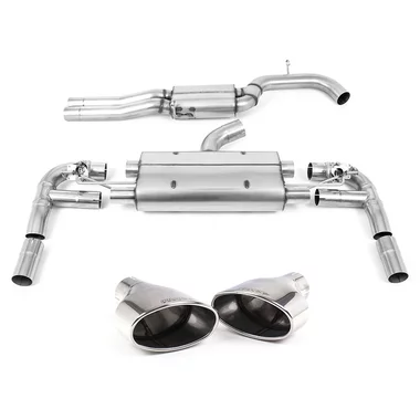 Cat-Back Milltek  3.15" Polished Trims